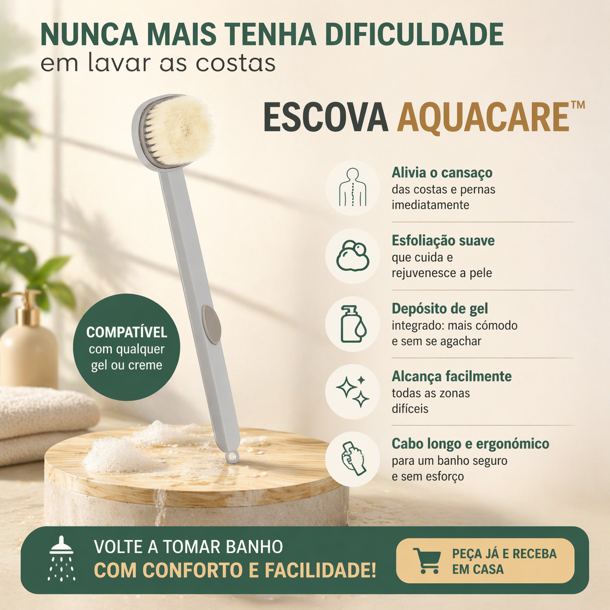 Escova AquaCare- UNIDAD EXTRA