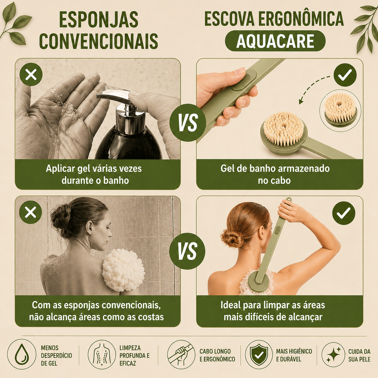 Escova AquaCare- UNIDAD EXTRA