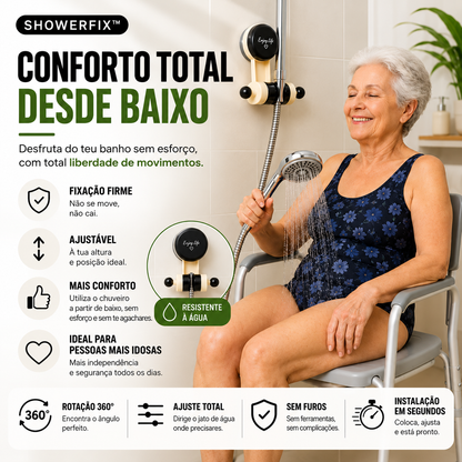 🚿 ShowerFix™ — Suporte Ajustável para Chuveiro