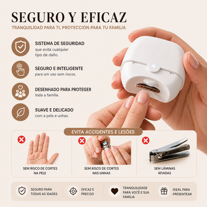 Cortador de unhas elétrico